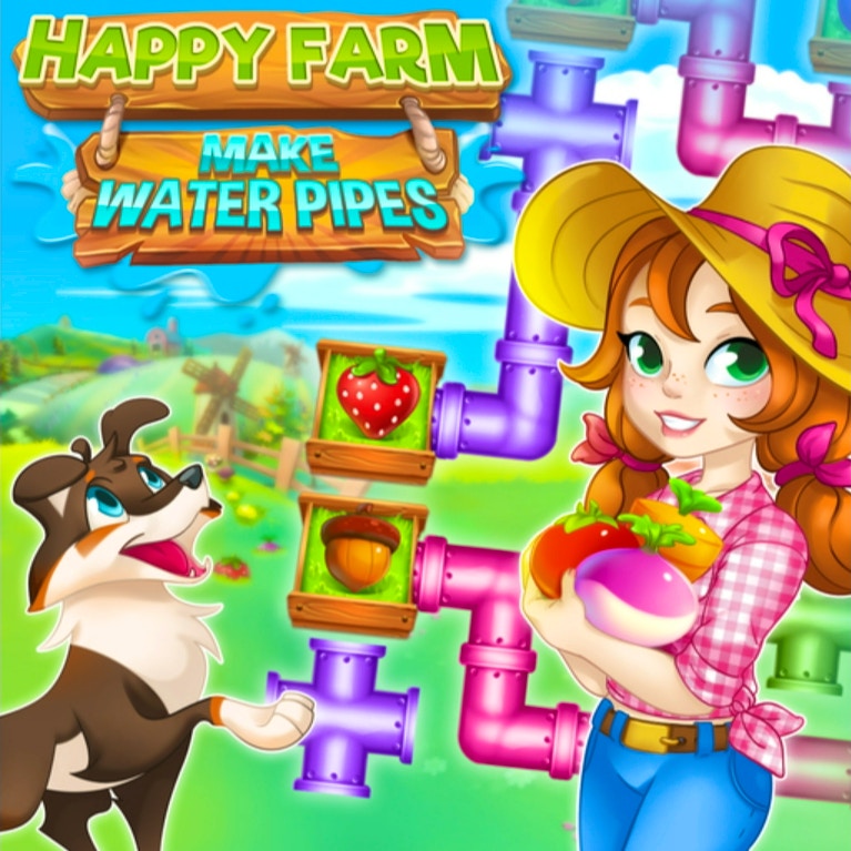 Happy farm: Make Water Pipes