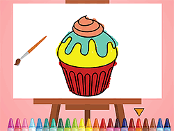 Yummy Cupcake Coloring image Preview2