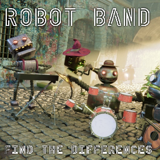 Robot Band - Find the differences