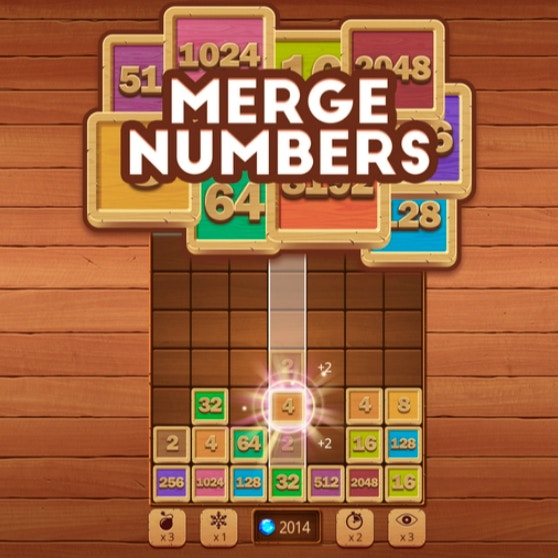 Merge Numbers Wooden Edition