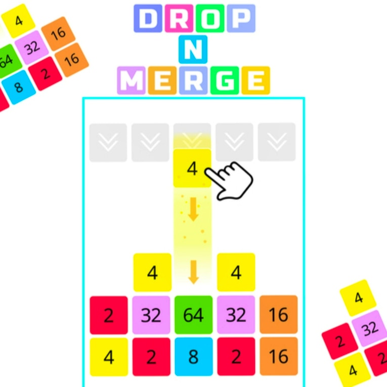 Drop n Merge Blocks